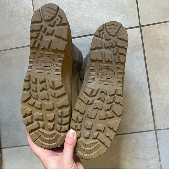 Men's Tan Belleville Combat Boots - Picture 3 of 6